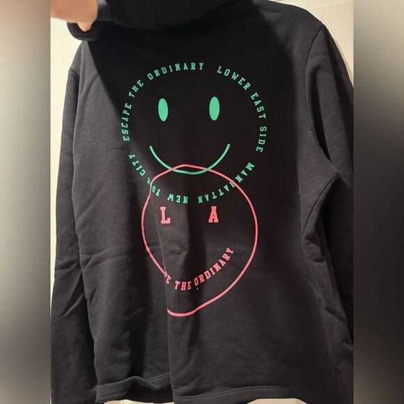 Black Hoodie Sweater - Picture 4 of 5